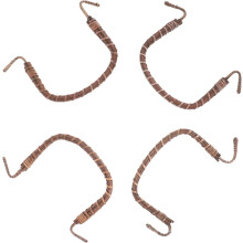 Lot de 4 poignées de théière en matériau synthétique robuste, pratiques et indéformables.