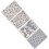 Ceramic Pottery Decals Underglaze Transfer Paper 4 Sheets Traditional Chinese Blue Floral Patterns 1