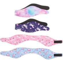 Schwimmstirnband, wasserdicht, elastisch, Ohrenschützer, bedrucktes Stirnband, bequem, verstellbar