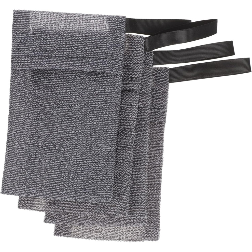 Hkhbjs 4Pcs Mesh Soap Pouches Exfoliating Soap Foaming Bags Shower Use With Drawstring For Travel And Bathroom