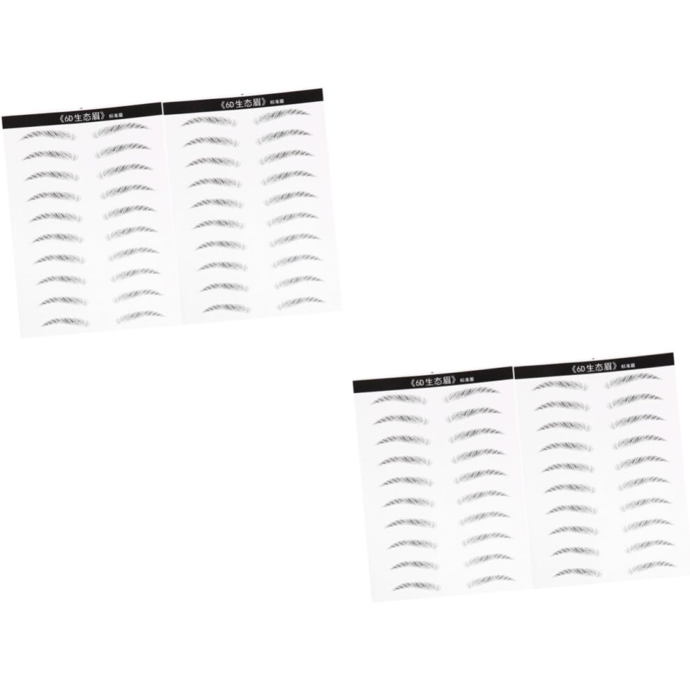 Hkhbjs 4Sheets Eyebrow Sticker Simulation Hair-Like Realistic Makeup Tools For Women For Everyday Use Special Occasions
