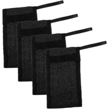 Eksfolierende såpeposer for såpestykker, 4 stk. sett, skummende netting, skrubbposer, hudpleiepose med netting