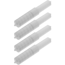 Einfache weiße Toilettenpapierrollenhalter aus Kunststoff, 4 Stück, praktische Halterungen für Taschentuchboxen