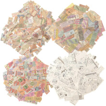 400 Stück Vintage-Scrapbook-Dekorpapier, Nachrichtenpapier