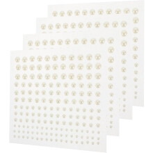 Multi-Functional Pearl Stickers 660pcs Mixed Sizes 3-6mm Self-Adhesive Scrapbook Embellishments