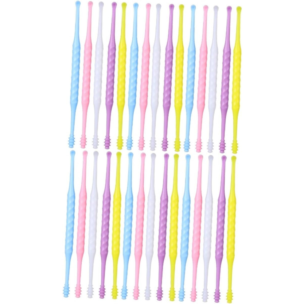 Hkhbjs 40Pcs Ear Wax Removal Tools Portable Ear Spoons Double Heads At Home