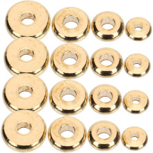 400 flache Perlen, Metall-Abstandshalter für Schmuck, DIY-Armbänder und Halsketten – Bastelbedarf