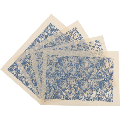 Pottery Underglaze Paper Chic Transfer Decal for DIY Crafts Assorted Color