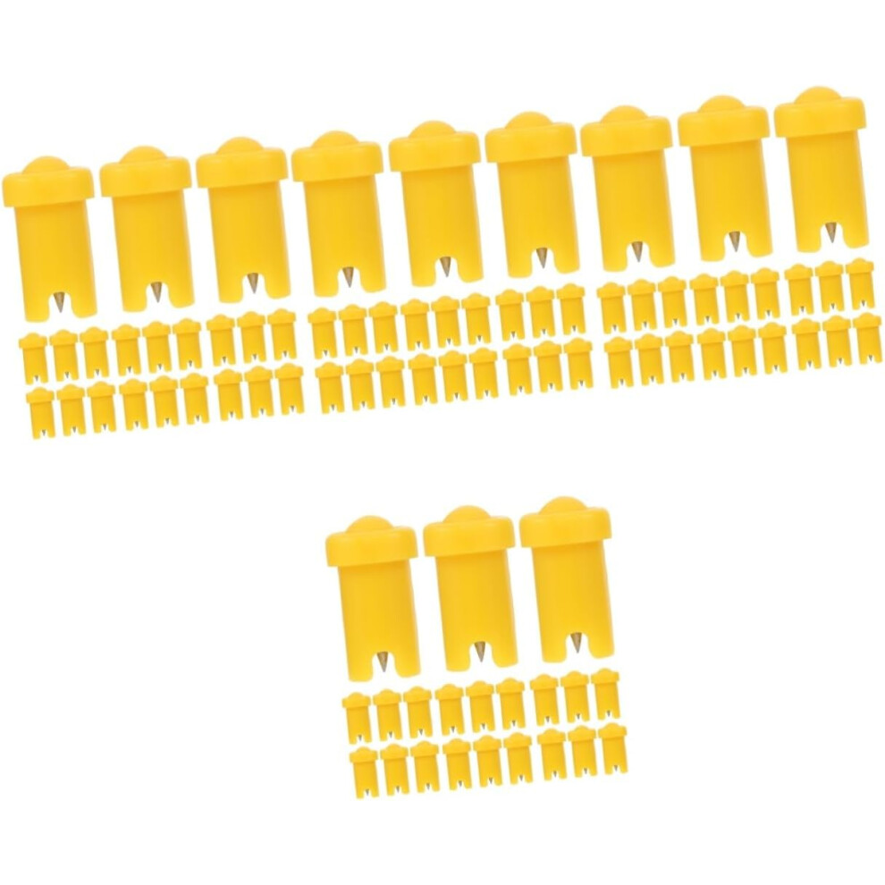 Hkhbjs 400Pcs Lash Extension Glue Bottle Blocking Needles Glue Replacement Heads For Lash Extensions
