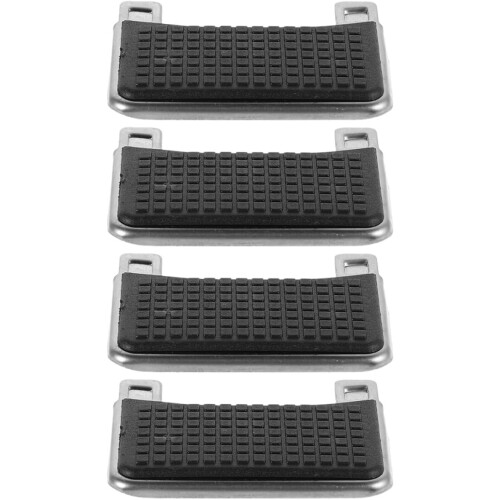 4 Pcs Replacement Pedal for Trash Can Kitchen Bin Pedal Plastic Step Easy Installation Black for Home Kitchen Use