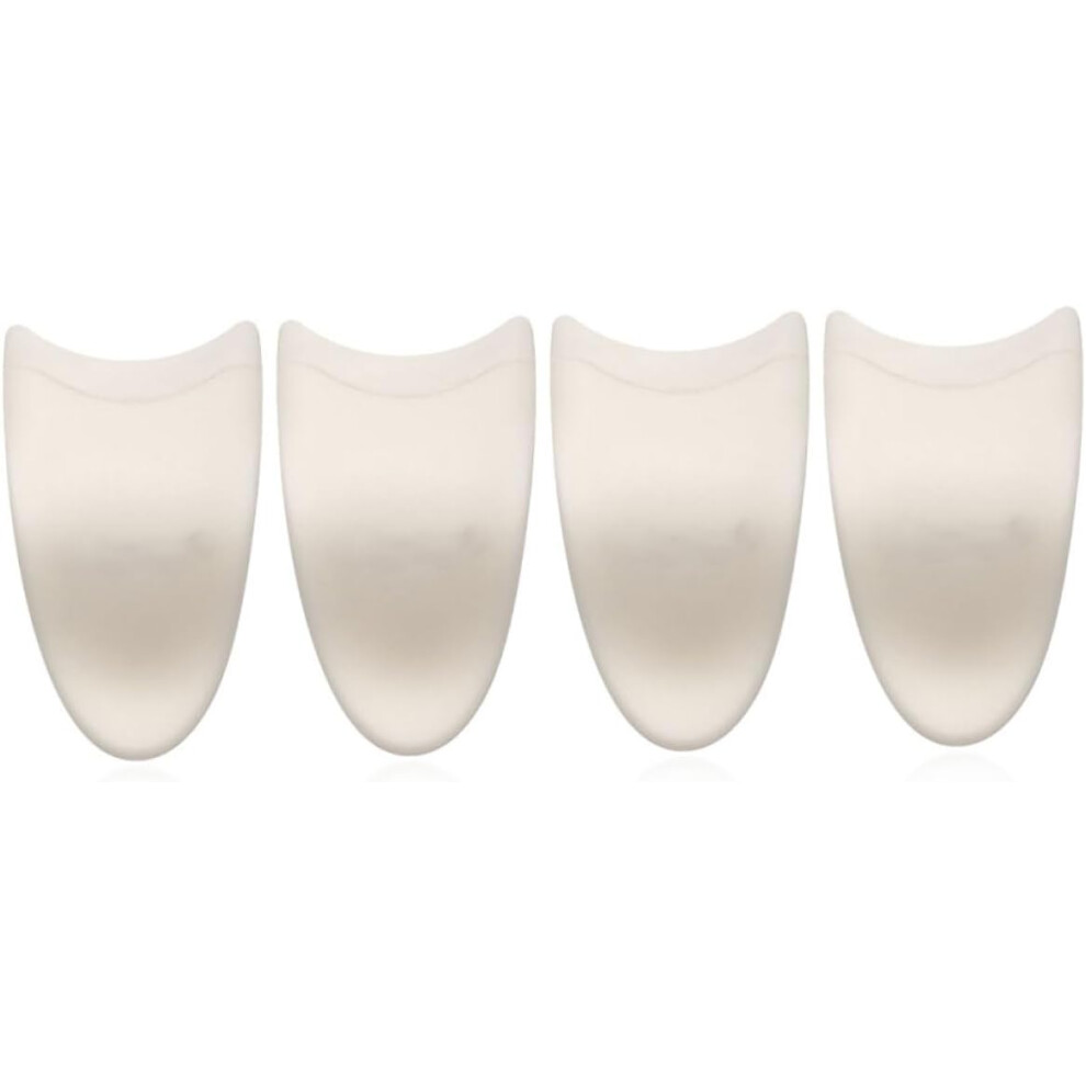 Hkhbjs White Fake Eyelash Applicator And Wear-Resistant Eyelashes Clamp 4Pcs