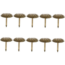 400pcs Antique Chrysanthemum Nails Retro Upholstery Tacks for Furniture Decor for Wedding Upholstery Trim