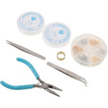 Karabinerhaken-Set, Biegeringe und Karabinerverschlüsse, Schmuckherstellungszubehör