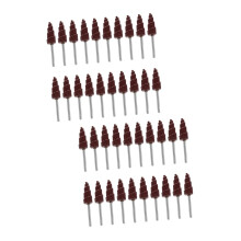 Sets Kegelförmiges Schleifpapier Entgratungslamellen Schleifscheibe Schleifpapier für Metallpolierscheibe 20 Stück*2