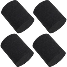 4 Stück schwarze Schaumstoff-Becherdreheinsätze, Schwamm-PVC-Stäbe für Becherdreher, Bastelzubehör