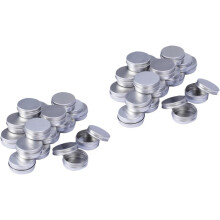 40 Stück Reiseflaschen, Kosmetikbehälter, leere Gläser, Deckel