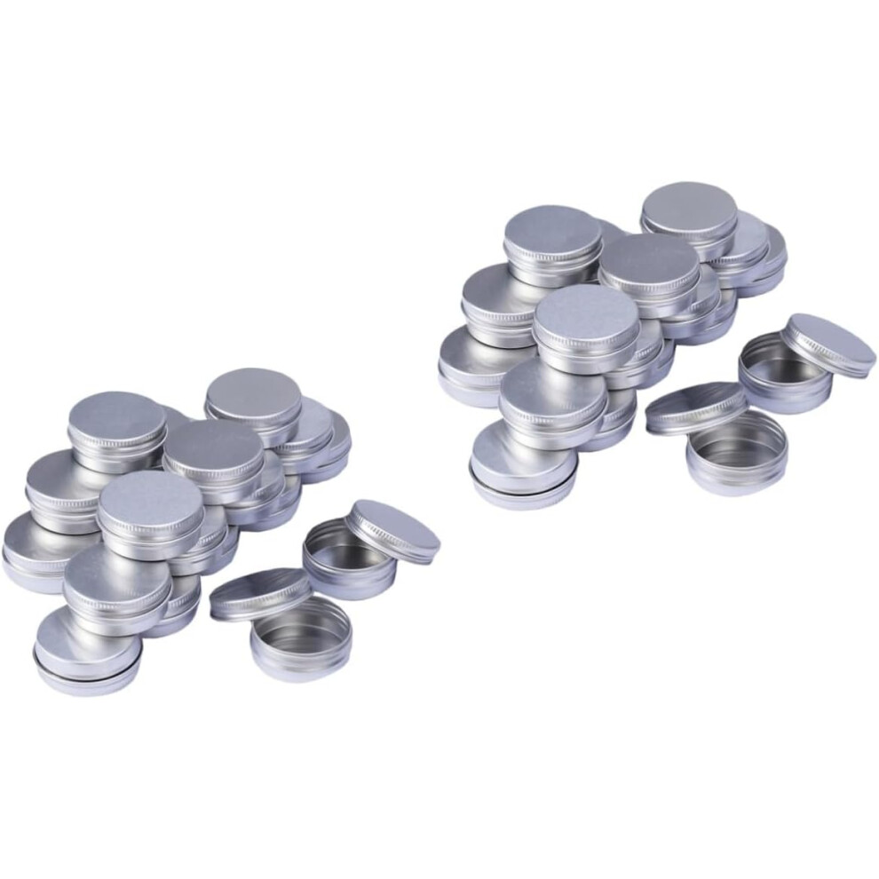 Hkhbjs 40Pcs Travel Bottles Cosmetic Container Empty Jar Pot Lid