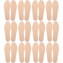 40pairs Disposable Shoe Insert for Men Ultra-thin Wood Pulp Insoles Sweat Absorbing