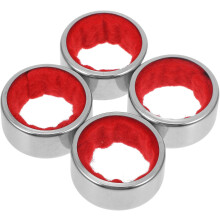 4er-Set Weinflaschenringe aus Edelstahl, tropfsicher, auslaufsicher, tragbar, elegantes Design