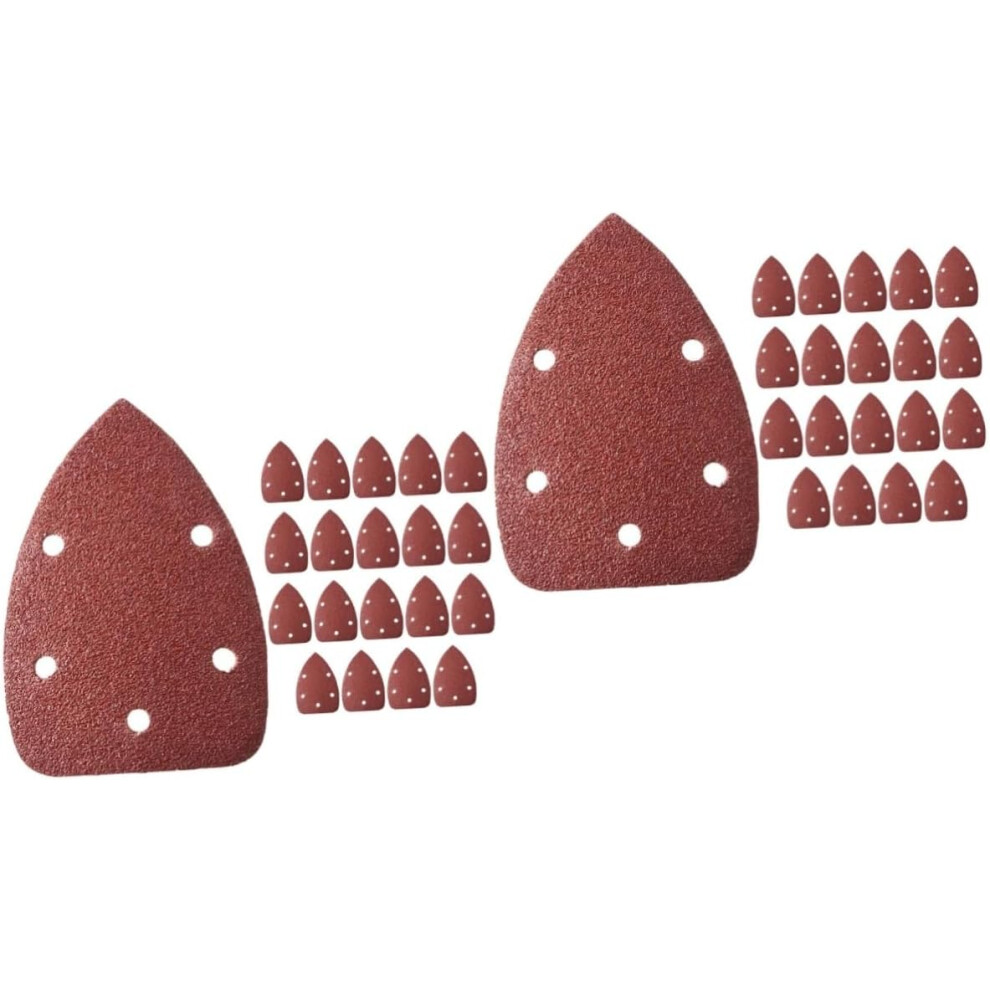 Photos - Sandpaper HKHBJS 40pcs Triangle Sanding Pads for Wood Metal Polishing Grits for Electric Sander Sanding Tools