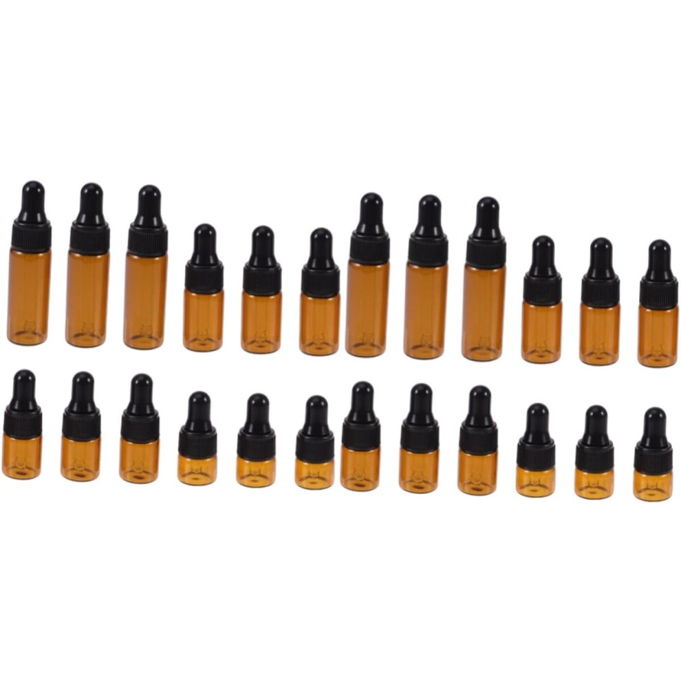 Hkhbjs 40Pcs Glass Dropper Bottle For Essential Oil Holder Empty Travel Bottle Subpackaging Container