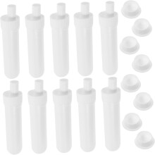 40 st rör bärbara aromaterapiinhalatorer för eteriska oljor tomma pinnar plastmaterial