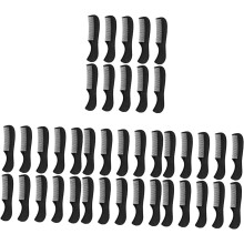 40 stuks zakformaat kammen voor het verzorgen van baard en snor, gemaakt van plastic. Handige en praktische baardkammen voor het stylen van je haar.