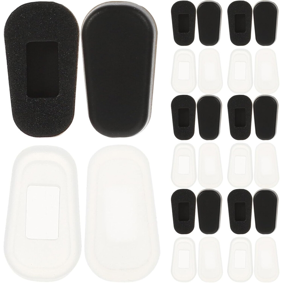 Hkhbjs 48Pcs Silicone Nose Pads For Glasses Soft Silicone Nose Pad Cushion Replacement Eyeglass