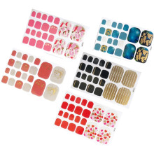 5 vellen nagelstickers met strass-steentjes voor teennagels, voor vrouwen, meisjes en jongens, diverse stijlen.
