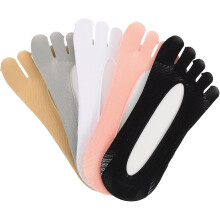 5 Paar unsichtbare Socken für Damen, Zehensocken, leicht und atmungsaktiv, hautfreundlich, für den Sommer