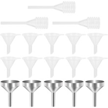 Distributeur de parfum multifonctionnel en forme de petit entonnoir, robuste et en alumine et plastique.