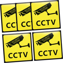 Lot de 5 panneaux « Propriété privée » autocollants en couleurs haute définition, faciles à appliquer, pour la sécurité extérieure.
