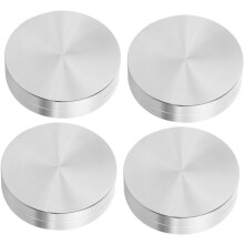 4 stuks aluminium taartdraaiplateaus met precisielagers