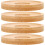 4pcs Rotatable Whiskey Glass Coasters with Stable Bamboo Base, Creative Gyroscope Design 1