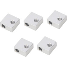 Stück Aluminium-Heizblock-Extruder-Ersatzteile für Drucker, einfach zu installieren, hochtemperaturbeständig