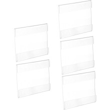 5 Stück Acryl-Schildhalter, Etikettenständer für Preisschilder, robuste Menü-Präsentationsständer, geeignet