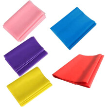 Ensemble de 5 bandes de résistance pour le yoga, idéales pour le fitness et le renforcement des hanches. Bandes de tension élastiques.