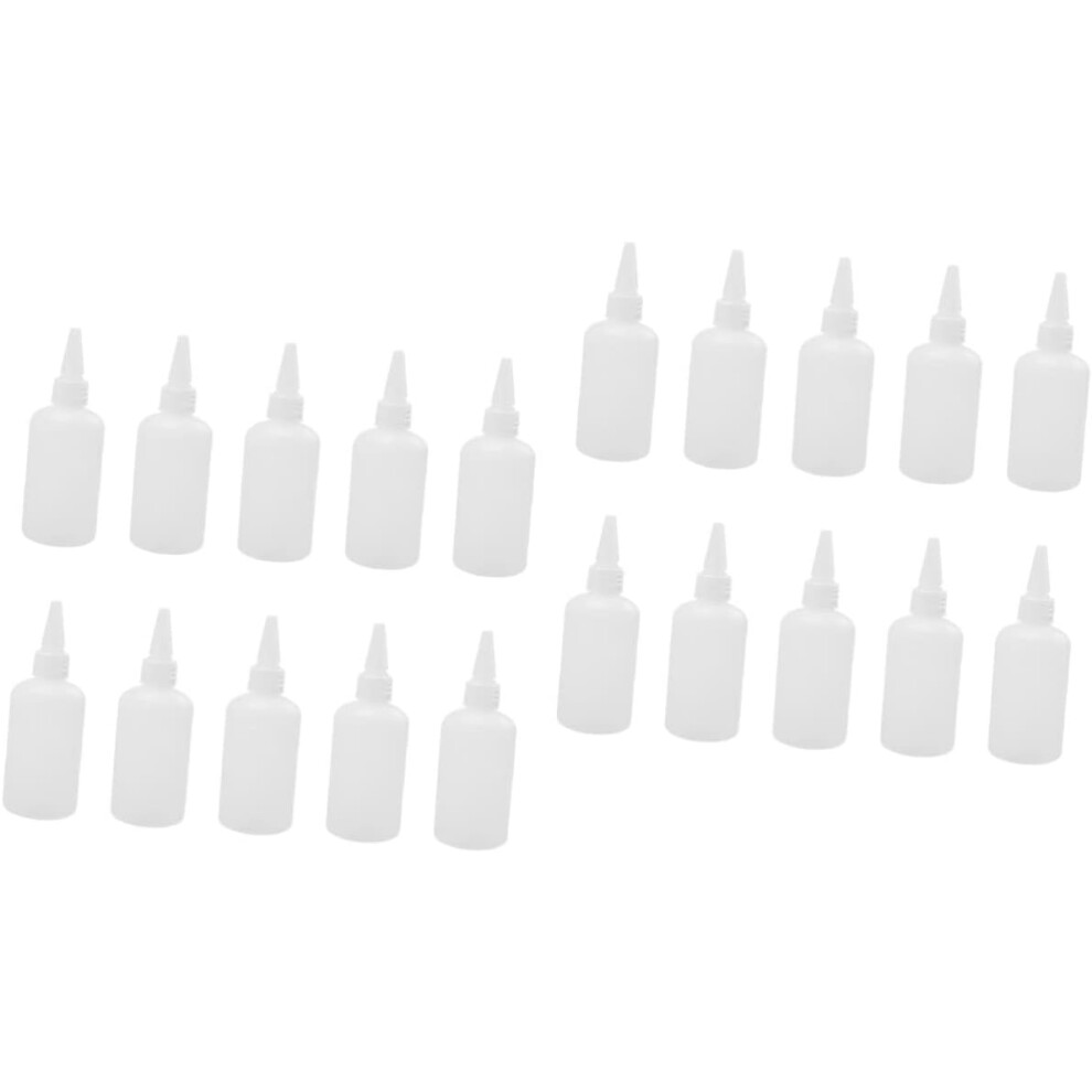 Hkhbjs 40Pcs Pointed Glue Bottles Squeeze Pigment Bottles Refillable
