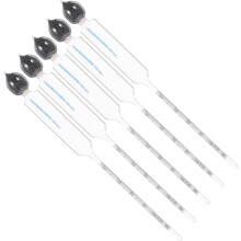 5 stuks alcoholgehalte hydrometer voor wijn alcoholtester thermometer herbruikbare glazen alcoholmeter