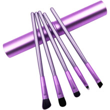 5-teiliges Lidschattenpinsel-Set mit langem Griff für Damen und Mädchen