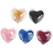 Lot de 5 masques oculaires en gel mignons pour soulager la fatigue oculaire, compresses chaudes et froides réutilisables