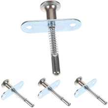 4pcs Spring Latch Screen Plunger Pin Latches Mini Plunger Hidden Door Window Screen Plunger Latches Window