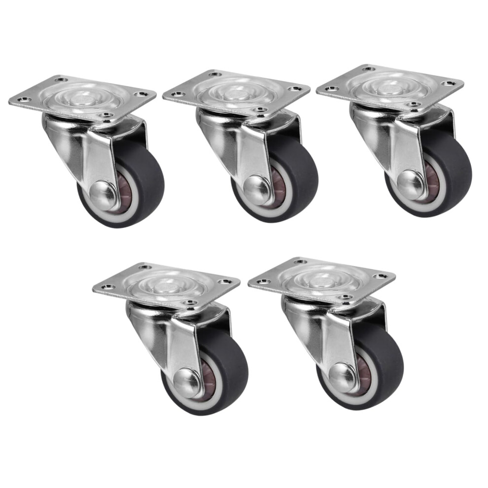 5Pcs Silent Casters Furniture Wheels Caster Wheels For Chair Replacement For Home Office Furniture 5455468169151