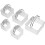 5pcs Biscuit Cutters Cookie Making Molds Square Shape Stainless Steel Superior Break Resistance Practical 1