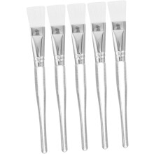 5-teiliges Set Gesichtsmaskenpinsel mit weichen Borsten, wiederverwendbarer Applikator, Schlammmasken-Hautpflegewerkzeug für DIY-Schönheit