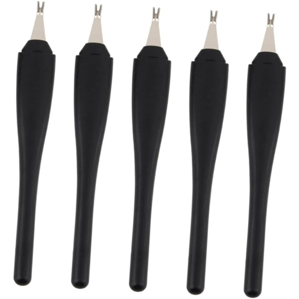 Hkhbjs 5Pcs Professional Nail Dead Skin Remover Cuticle Trimmer Pusher Abs Material Easy To Grip Manicure Tool