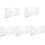5pcs Geometric Drawing Template Templates for Drafting Plastic Ruler Including Drafting Ruler 1