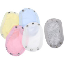 Lot de 5 rallonges de body en coton pour bébés, accessoires de rallonge pour combinaisons à boutons-pression pour garçons