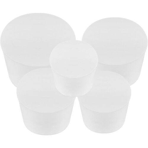 5pcs Solid Rubber Test Tube Stoppers Test Tube Plugs for Sealing for Laboratory Science Experiments