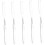 5pcs Rod round Head Silicone Makeup Applicator Brushes for Lipstick Lip Gloss Eyeshadow Application 1